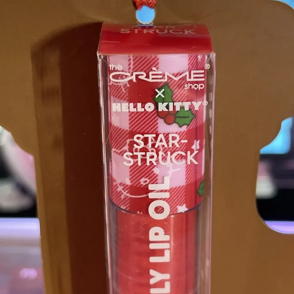 The Creme Shop Hello Kitty Lip Oil Christmas Tinted Jelly Starstruck Sanrio